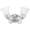 Progress Lighting Fluted Glass Collection Two-Light Bath & Vanity P3288-15ET - alternate 1
